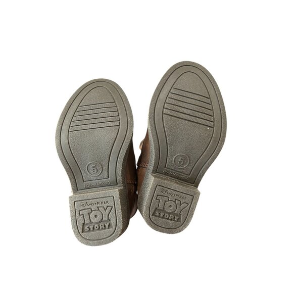 New in Box Toddler Toy Story Pull-on Boots - Brown 5T MSRP: $29.99 - Picture 5 of 6